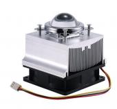 TX LED heatsink + 44mm 60/90/120 degree LED lens For 100W LED