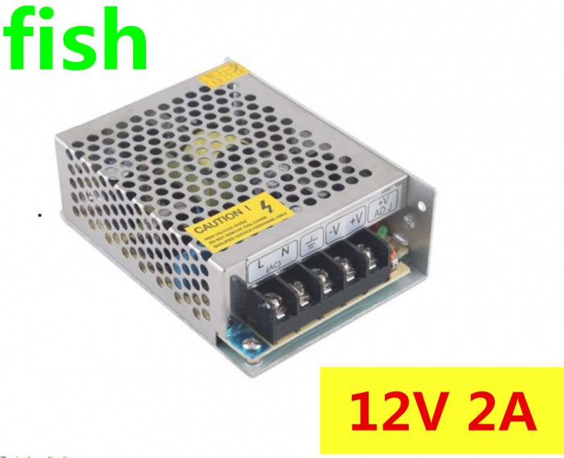 12V 2A 24W Switching power Supply DC power adapter AC 100-240V