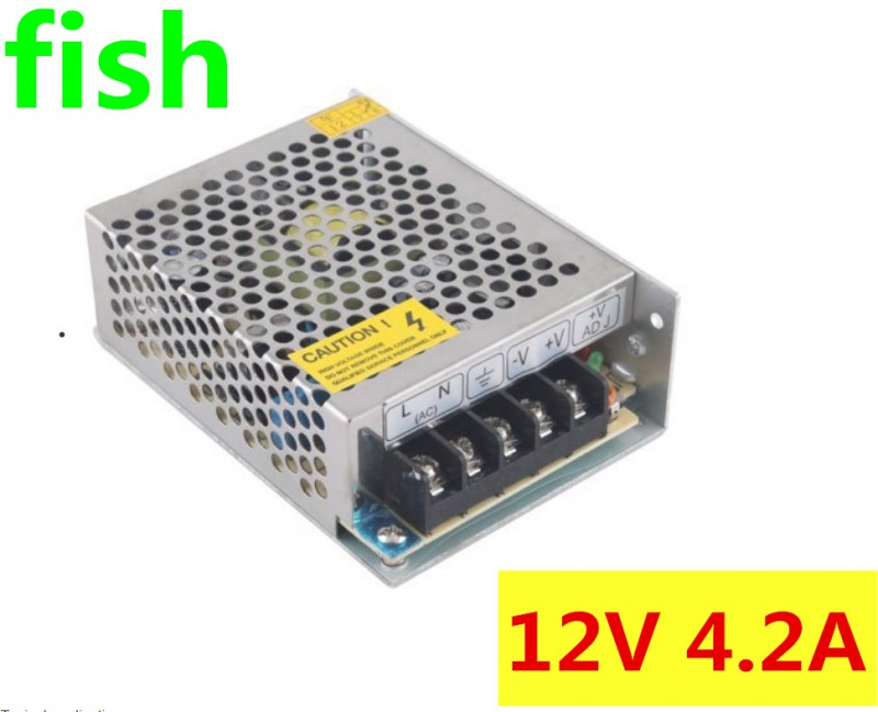 12V 4A 48W Switching power Supply DC power adapter AC 100-240V