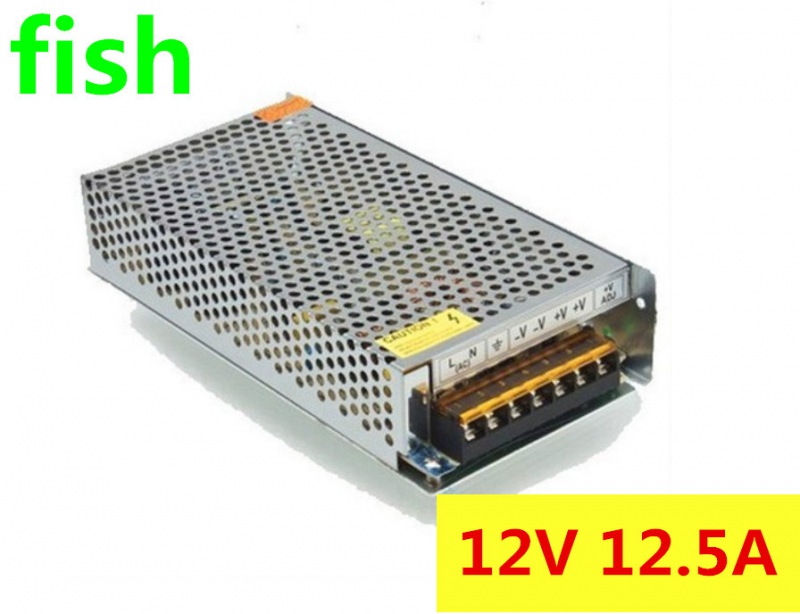 12V 12.5A 150W Switching power Supply DC power adapter AC 100-240V