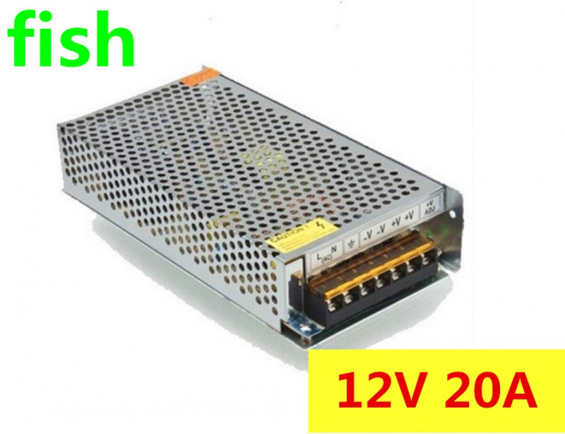 12V 20A 240W Switching power Supply DC power adapter AC 100-240V
