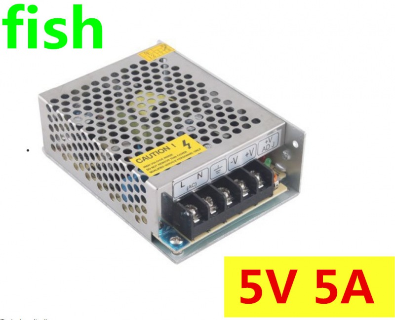 5V 5A power supply AC 100-240V 25W DC switch power supply power adapter