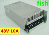 48V 10A power supply AC 100-240V 480W DC switch power supply power adapter