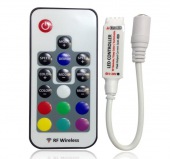 5V-24V 12A RGB LED Controller 17-key RF Wireless Remote for 5050 RGB LED Strip