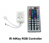12V 44Key Mini IR Remote Controller With Mini Receiver For 3528/5050 RGB LED Strip