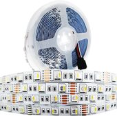 Tesfish Neon LED Streifen Licht, Blau LED Band DC 12V 5M 120 LEDs/M Insgesamt 600 LEDs Flexibel LED 